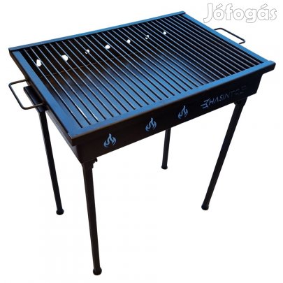 Nagyobb méretű faszenes kerti grill 64 × 44 cm