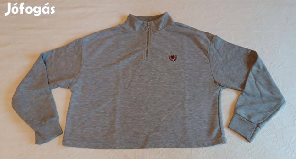 Nagyon Szép "New Look" 3/4 Női Szürke Pulóver (38 Méret)
