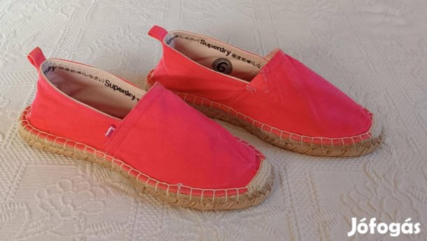 Nagyon Szép "Superdry" Espadrilles Pink Nói Cipő / Topánka (39 méret)