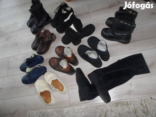 Nagyon igényes, kis méretű (35-34-es) női lábbelik, finom bőrök