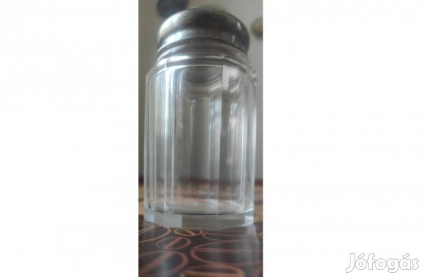 Nagyon régi antik porcukorszóró ezüst szórófej 33 g