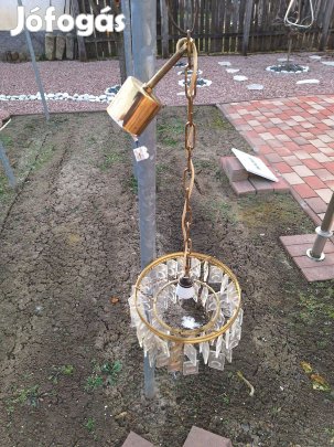 Nagyon régi csillár üvegdíszekkel