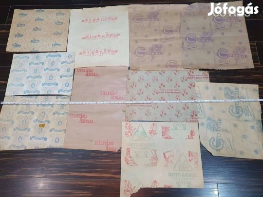 Nagyon retro csomagolópapírok az 50-es évektől skála centrum úttörő