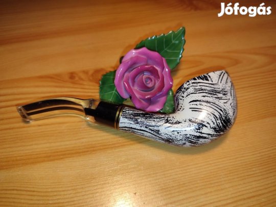 Nagyon ritka! Jean Claude átlátszó Festett 9mm Estate PIPA