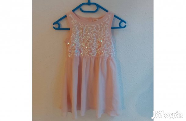 Nagyon szép, halvány rózsaszín kislány ruha 104-es (H&M-es)