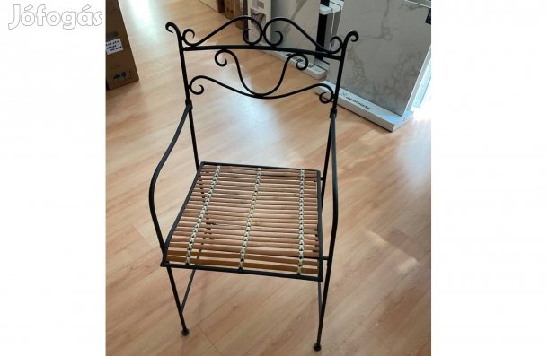 Nagyon szép és egyedi, hibátlan kovácsoltvas szék eladó