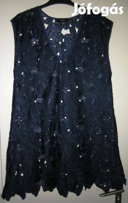 Nagyon szép női,sötétkék csipke tunika,M-méret!/44