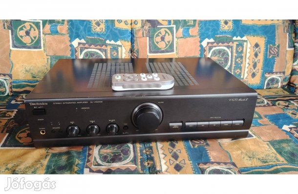 Nagyteljesítményű Technics erősítő eladó, távirányítóval