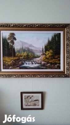 Najgyanov Vladimir: "Zúgó patak" c. festménye