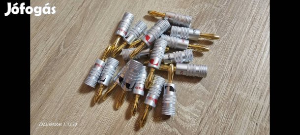 Nakamichi Új 24K aranyozott banándugók eladók