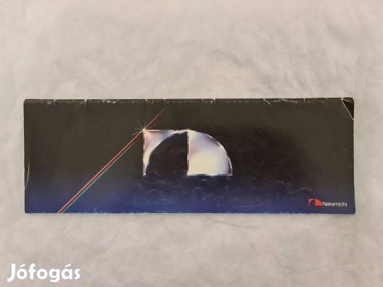 Nakamichi katalógus, kazettás magnó deck, cd játszó, erősítő