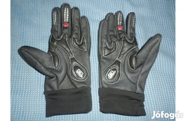 Nakamura 412892 kerékpáros szélálló téli kesztyű M méret Új