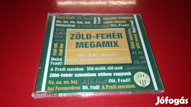 Náksi Vs Brunner Zöld-Fehér Megamix maxi Cd