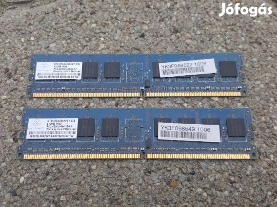 Nanya 512 mb ram pár