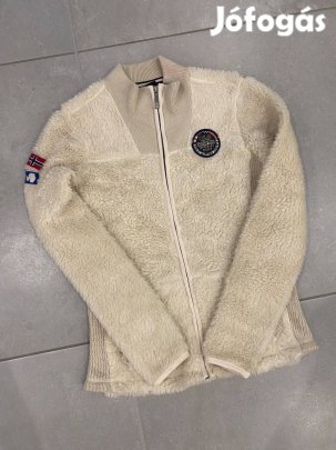 Napapijri sherpa teddy cipzáras pulóver