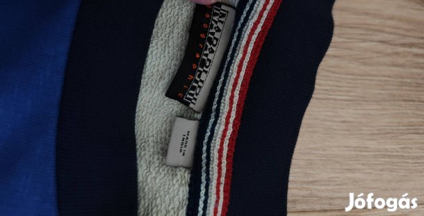 Napapijri sportos pamut férfi pulóver XL