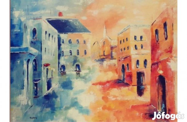 Napéjegyenlőség címú akril festmény eladó