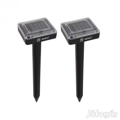 Napelemes, ultrahangos vakondriasztó. 2 db. dobozban, új!