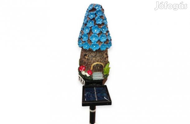 Napelemes lombház lámpa meleg fehér LED-del