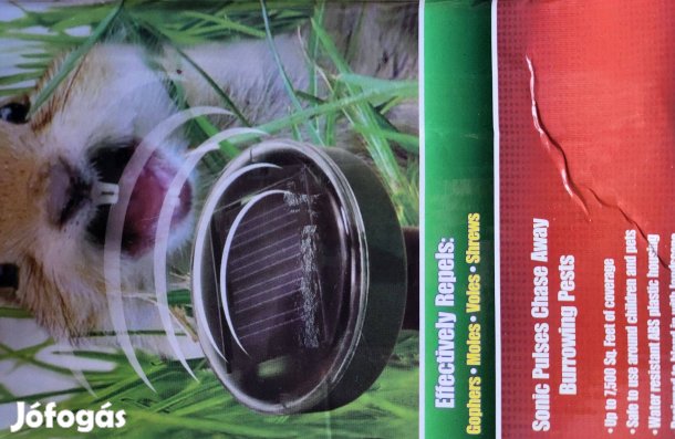 Napelemes vakondriasztó (4 db)