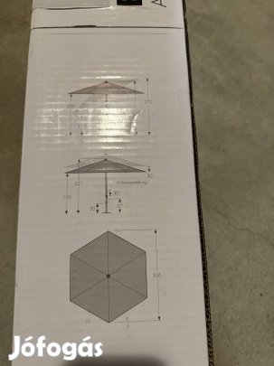 Napernyő 320cm átmérő expert auto tilt 320