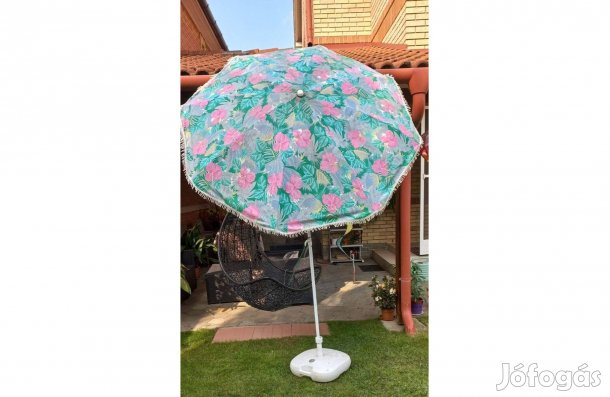 Napernyő billenthető, színes mintákkal, szép állapotban, olcsón