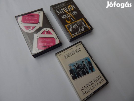 Napoleon Boulevard Műsoros Audió kazetták 3-as szettben Eredeti