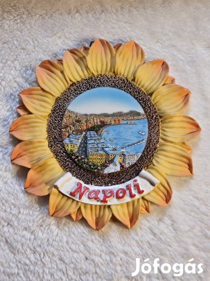 Nápoly napraforgó fali dísz