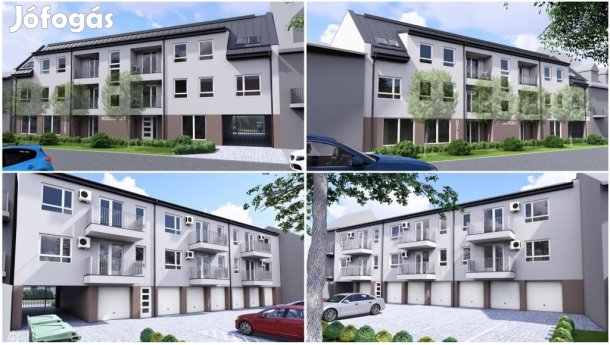 Nappali + 1 szobás, 2. emeleti lakás újépítésű társasházban eladó