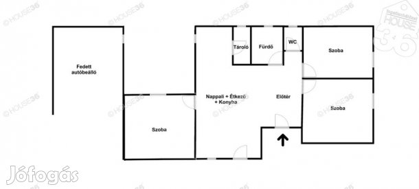 Nappali + 3 szobás ház eladó 2026-os átadással!