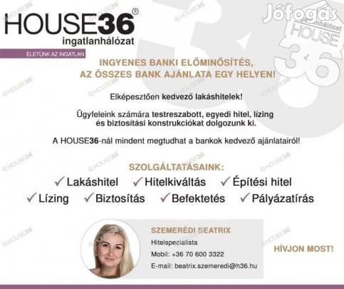 Nappali + 3 szobás tégla ház eladó Helvécián 2026-os átadással!