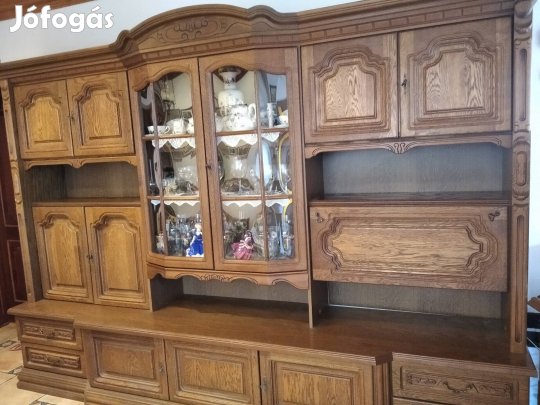 Nappali szekrény-tálaló masszív 