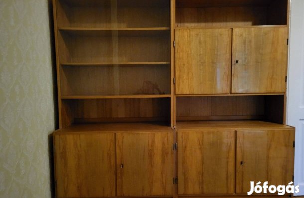 Nappali szekrénysor étkezővel