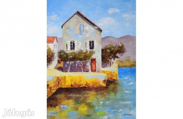 Napsütötte című akril festmény eladó