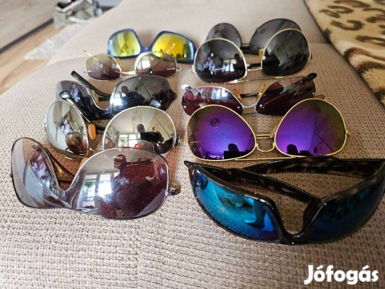 Napszemüveg, 10 darab egyben , használt!!
