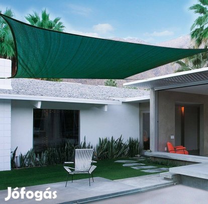 Napvitorla. Árnyékoló háló országos ingyenes szállítással.zöld 3, 6 x