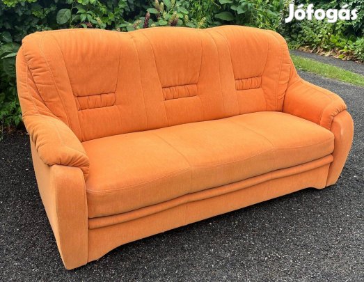 Narancs ágyazható kanapé