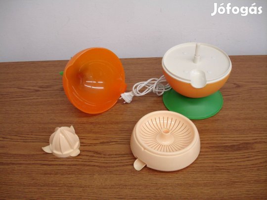 Narancs design citrusprés KD 330 elektromos facsaró 30W 220V retro kon