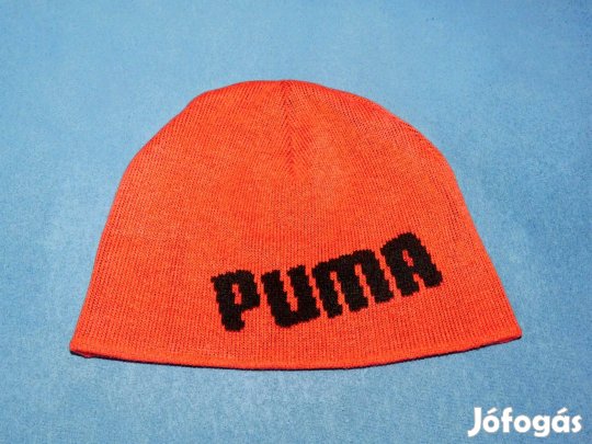 Narancssárga Puma sapka, körmérete 50-54 cm, 5-8 évesre