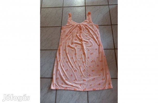 Narancssárga és almazöld pamut hálóing 42-44-es - Új