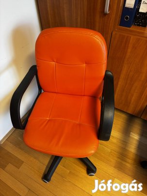 Narancssárga irodai forgószék Miskolcon eladó