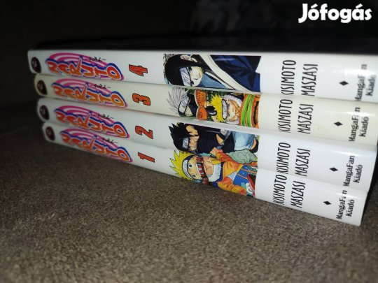 Naruto 1-4, Berserk 3-6, stb mangák eladó
