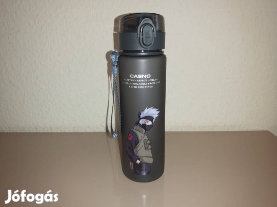 Naruto Hatake Kakashi termosz kulacs 560 ml Új Készleten számlával