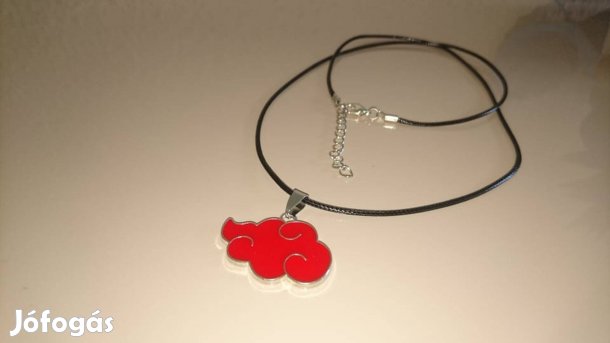 Naruto Uzumaki Akatsuki jel nyaklánc Új számlával Készleten Uchiha Ita
