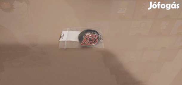 Naruto Uzumaki Konoha jel nyaklánc Új Készleten számlával