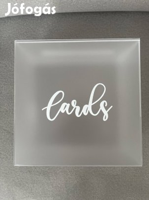 Nászajándék gyűjtő doboz 