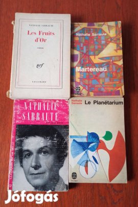 Nathalie Sarraute könyvcsomag francia nyelven / 4 db könyv