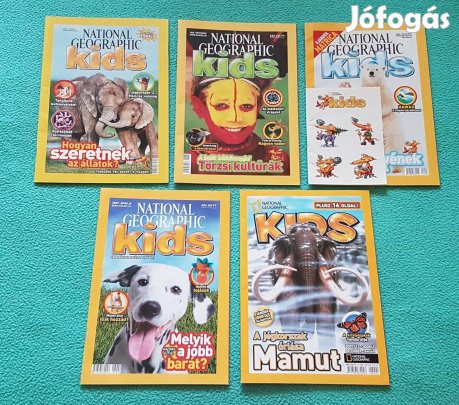 National Geographic Kids magazinok + 2007-es naptár különkiadás