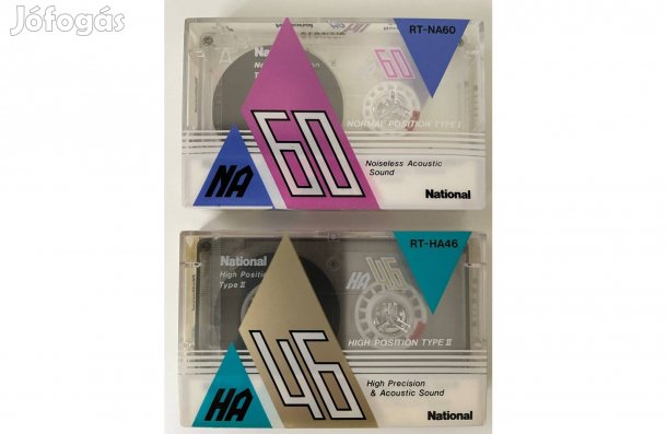 National HA 46, National NA 60 1987 bontatlan, új magnó kazetta