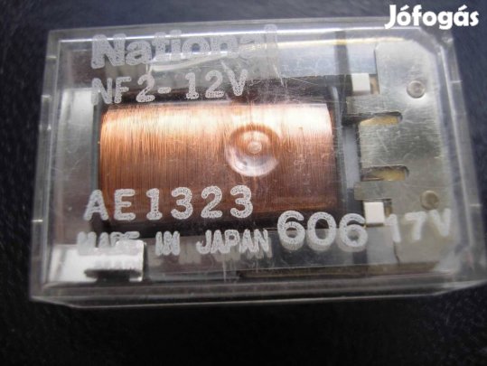 National Panasonic NF-2 relé , 12 V DC, 6 A , 2 morze